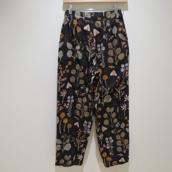 PRINCESS HIGHWAY X MODCLOTH Linen Blend Fauna Botanical Cropped Pull On Pants - Picture 11 of 15